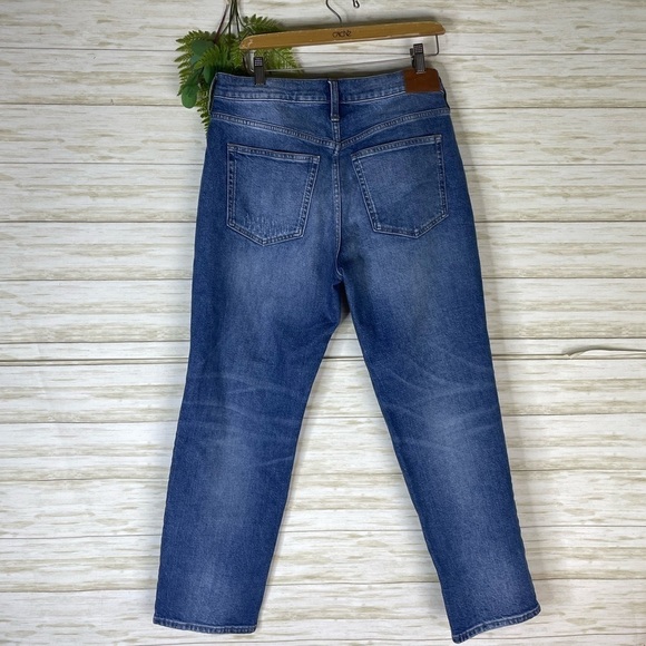 J. Crew Whiskered Distressed Classic Straight Leg Jean - Picture 5 of 6
